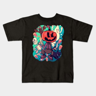 Rubber Hose Halloween Kids T-Shirt